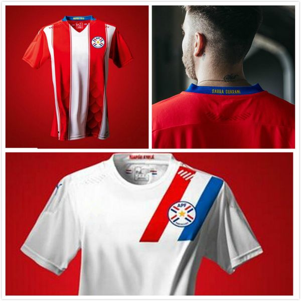 

новый 2020 футбол для футбола paraguay 20 21 национальная команда домашний домашний дом camiseta de fútbol apf мужская футбольная футболка, Black;yellow