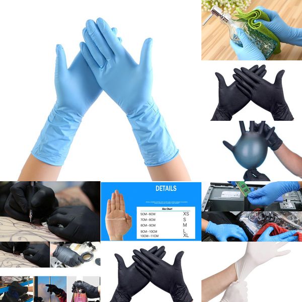 

factory 100pcs latex disposable powder-factorym2oaanti-oil rubber nitrile gloves comfortable small batch wholesale