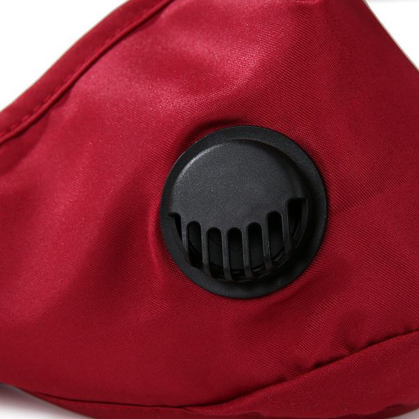 

dust reusable mask anti respirator washable pollution cotton masks with 2pcs filter mouth muffle allergy/asthma/travel/cycling stock