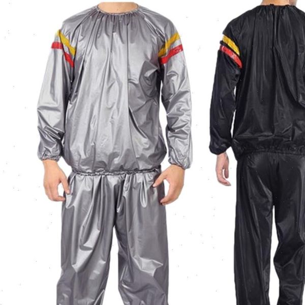 

pvc fitness clothes sports suit red and yellow sweating sauna clothes slimming suit 2021 new sports suit 7.23, Gray