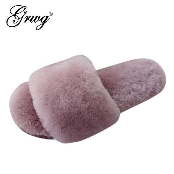 

slippers 100% natural sheepskin winter warm fur women home shoes indoor slipper 2021 luxury wool woman casual, Black