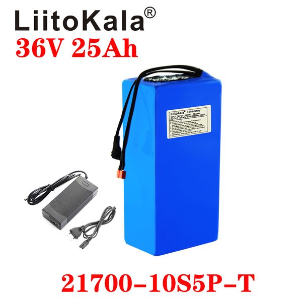 

liitokala 36v 25ah 21700 10s5p electric bicycle battery 36v 25ah 1000w lithium battery built-in 20a bms electric bikes motor