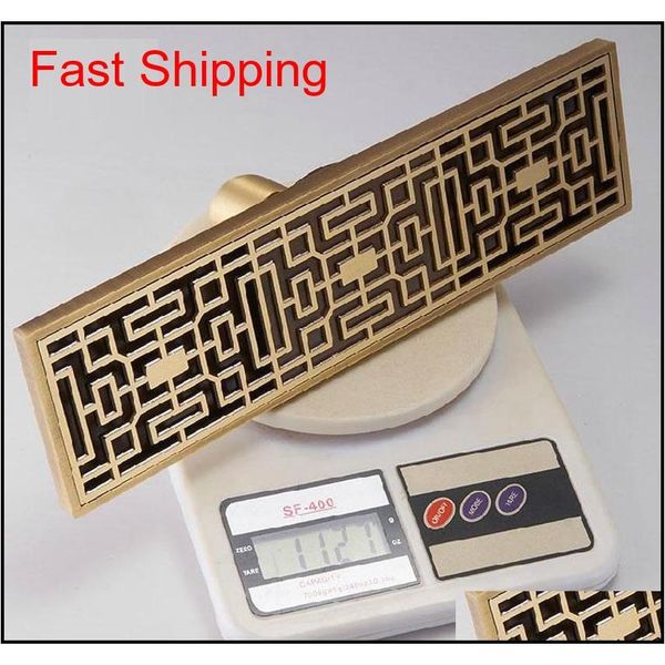 

antique brass square floor drain bathroom linear shower floor european drain wire strainer art carved cover jlluxa trustbde