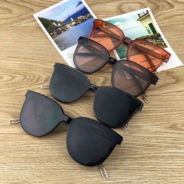 

brand fashion v face round star new same gm glass korean sunglass ma marsmy97, White;black