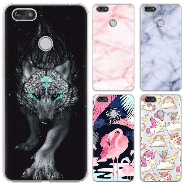 

soft silicone case, transparent case, color tpu dign, fashion tp link neffos c9 5.99 inchvfe1