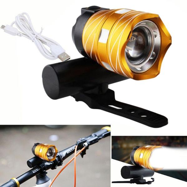 

bike lights usb rechargeable xml t6 led bicycle light front cycling head lamp