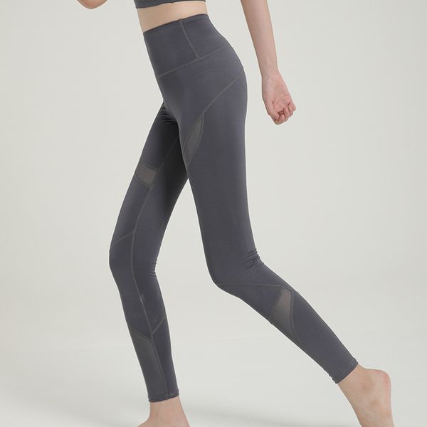 

fitness two piece sports back bra slim pants yoga suit, Gray