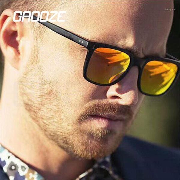 

sunglasses gaooze men square glasses for driving/travel vintage men's shades oculos colorful lxd211, White;black