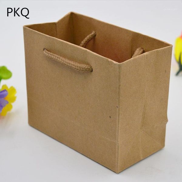 

10 pcs multi size diy multifunction color kraft paper bag with festival gift bag shopping paper bags clothes gifts packing1