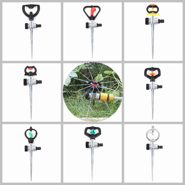 

watering equipments 1pcs irrigation spray nozzle 1/2'' 3/4'' male thread greenhouse drip sprinkler 360 rotary garden