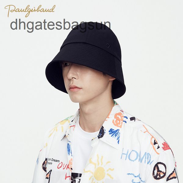 

brand cap carves hat female four seasons pure cotton fisherman hat big head circumference covering face shading small brim basin male couple, Blue;gray