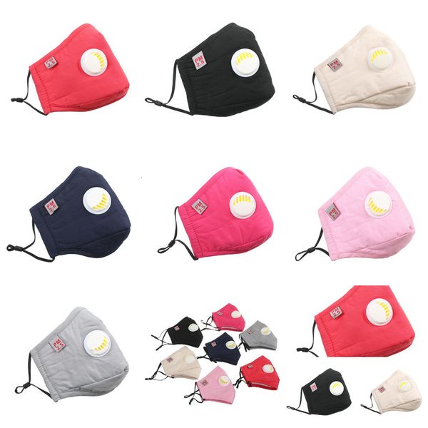 

face mask valve pm2.5 cotton mask with dust washable mouth masks for student women men re