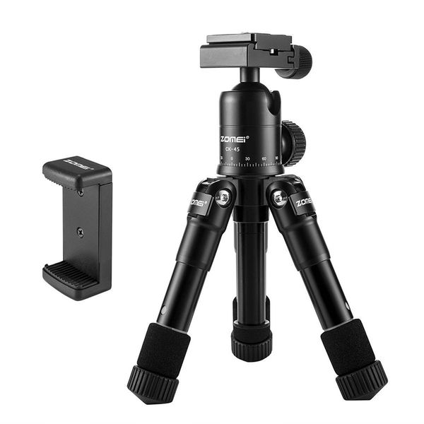 

camera mini phone stand holder aluminum tripod macro pgraphy, live mobile phone, lazy bracket