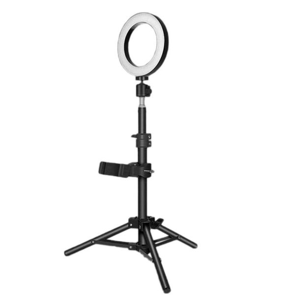 

16cm ring light dimmable bluetooth camera with adjustable tripod for youtube makeup pgraphy vlog