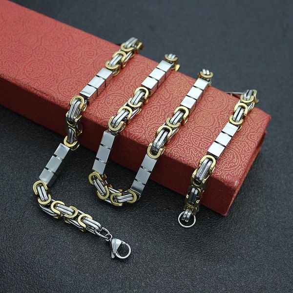 

chains arrivals women necklace 59cm cube chains&links stainless steel accessory charm for men male wholesale, Silver