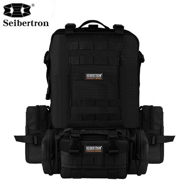 

outdoor bags seibertron 50l molle high capacity waterproof mochila militar tactical assault rucksacks backpack camping hunting bag