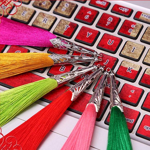 

5pcs hollow out metal cap tassel home textile curtain clothing pendant tassels diy jewelry making charms pendants craft tassels h wmtsyt