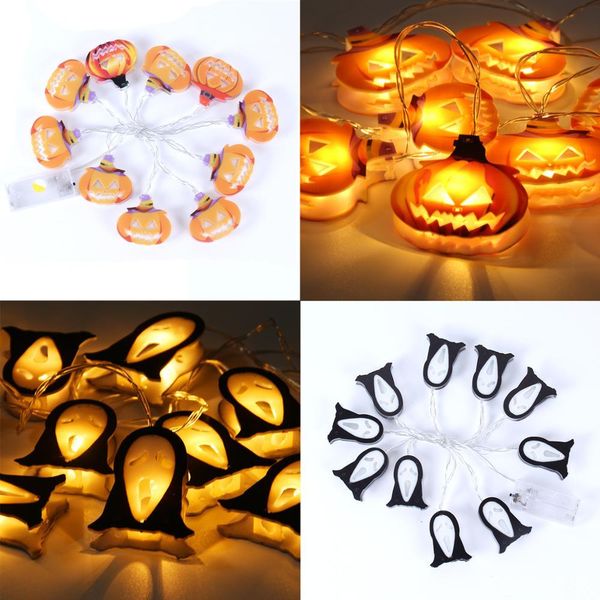 

fengrise 1.5м 10led хэллоуин тыква призрак скелеты свет водить 2020 хэллоуин декор для дома horror hallowen для вечеринок jllddt