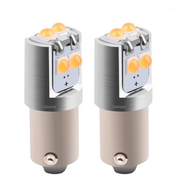 

2pcs t4w ba9s bax9s bay9s super bright led car interior reading dome lamp auto parking light license plate bulb white red yellow1
