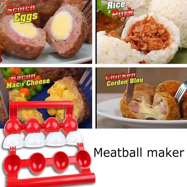 

abs meatball maker excellent craftsmanship well durability homemade fish ball burger mold for kitchen food cook bbyrpu