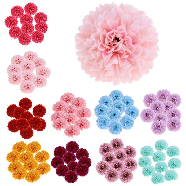 

decorative flowers & wreaths vintage arrangement artificial daisy silk 10 heads bouquet home wedding decoration