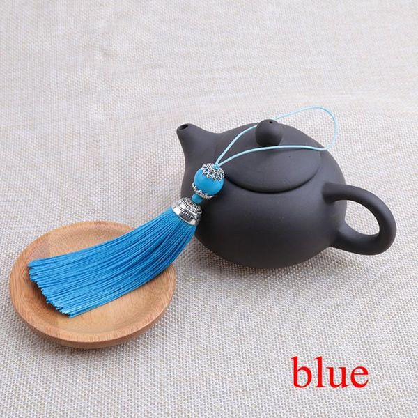 

12pcs lot sling with bead tassel silk fringe sewing alloy head decorative tassels 18cm for curtains home decoration accessories h bbyiph