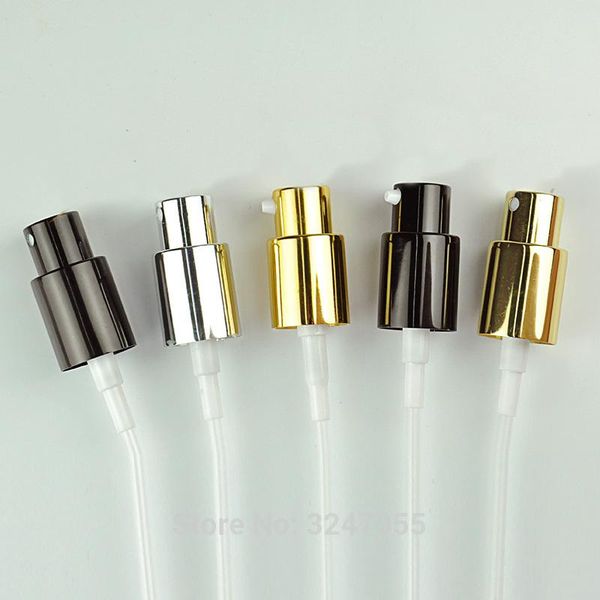 

storage bottles & jars 20pcs/lot 50pcs/lot gold cosmetic lotion pump for bottle, diy silver perfume spray nozzle cap bott