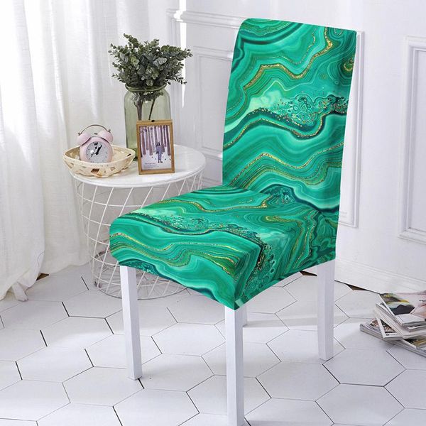 

chair covers geometry spandex slipcover printed stretch elastic marble cover for dining room office wedding banquet party 1/2/4/6