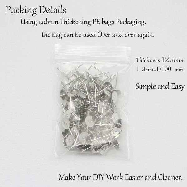 

100pcs stainless steel blank earring stud base fit 3 4 5 6 8 mm cabochon cameo settings diy jewelry making accessories supplies wmtahn