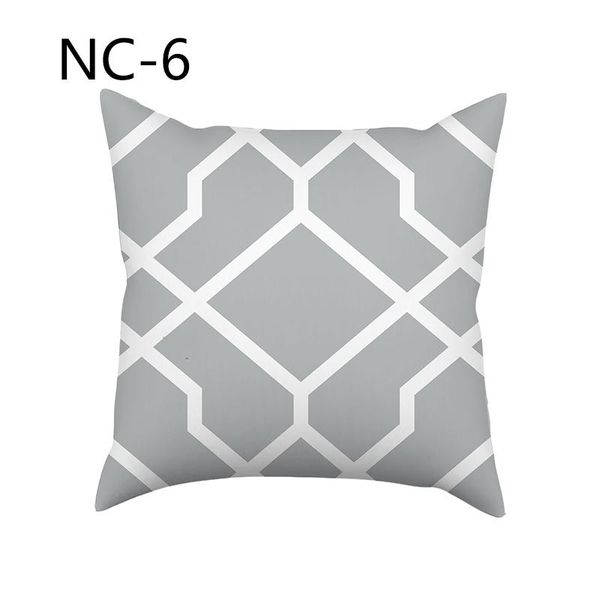 

geometric cushion covers gray wave decorative pillow case for home chair sofa decoration square pillowcases cuscini decorativi bbyamo