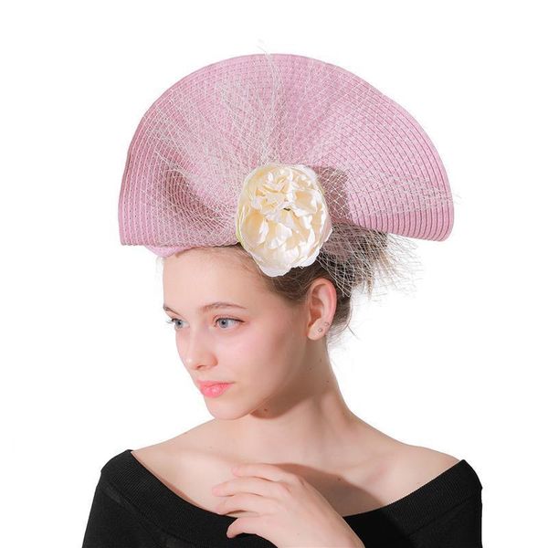 

fan cap ms.cocktail dinner party fedoras wedding bridal mesh veil hat vintage royal aristocratic cap chapeau fascinators lm031 h bbynfe