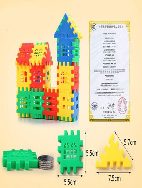 

50 шт. воспитание, развивающиеся дом строительные блоки строительство обучающие учебные строительные блоки игрушки для детских подарок gyh w