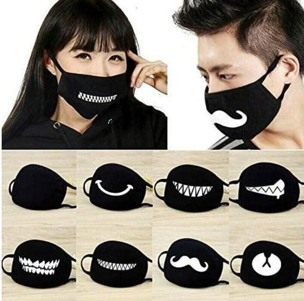 

smile us cute stock dhl teeth party masks bear creative cotton cool travel face cover men women kpop mask decooutletzd59