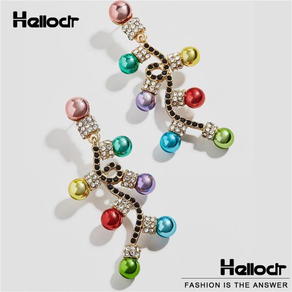 

hellodr bright bulbs dangle earrings for women colorful trimmings ornament pendant earring clara nutcracker hanging ear jewelry, Silver
