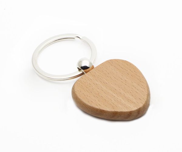 

personalized wooden heart keychain engraved blank r keychains key ring 1.5''x1.5' ' #kw01x2ea2, Silver