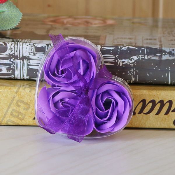 

valentine's day christmas soap flower simulation 3 2 layer heart-shaped soap flower valentine's day gift party small gif 84 j2