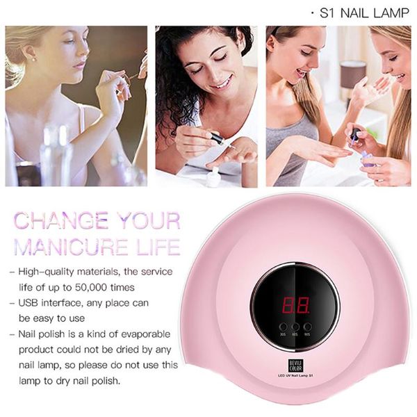 

36w nail lamp uv led lamp nail dryer for curing uv gel led gel nails machine 30s/60s/90s auto sensor art tools