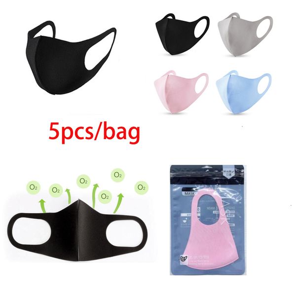 

mouth supplies face cover festive & mask respirator dustproof washable reusable ice silk party masks tools boo