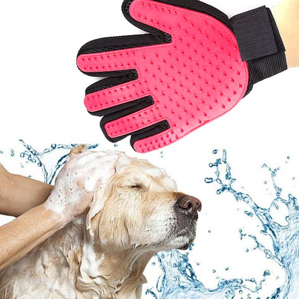 

glove supplies pet cat dog brush effective massage gloves hair cleaning comb a65