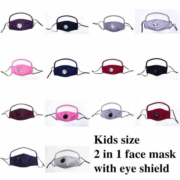 

washable with in dustproof 1 eye kids 2 valve mask face shield cycling reusable filter pocket cotton masks cyz2494 200pcsin stock124455