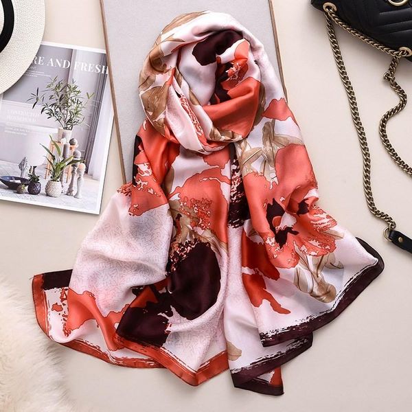 

scarves women scarf summer silk shawls lady wraps soft pashimina beach stole bandana hijab foulard femme stoles, Blue;gray