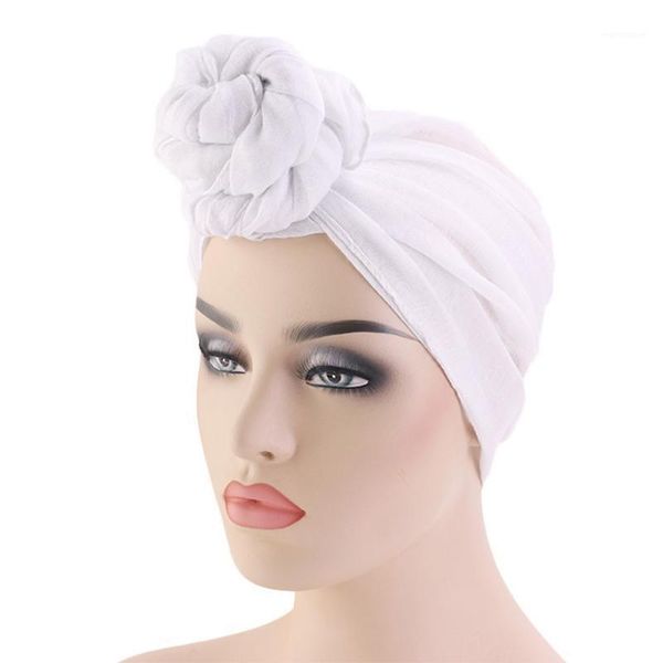

women head wrap scarf knot bonnet soft headband arab hijab muslim turban hat tie cap solid fashion long hair1, Blue;gray