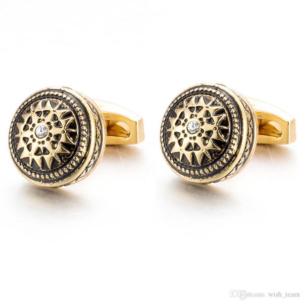 

classic silver golden color chrineston медь черная живопись мужская запонки свадебный костюм рубашки кнопки манжеты ссылки