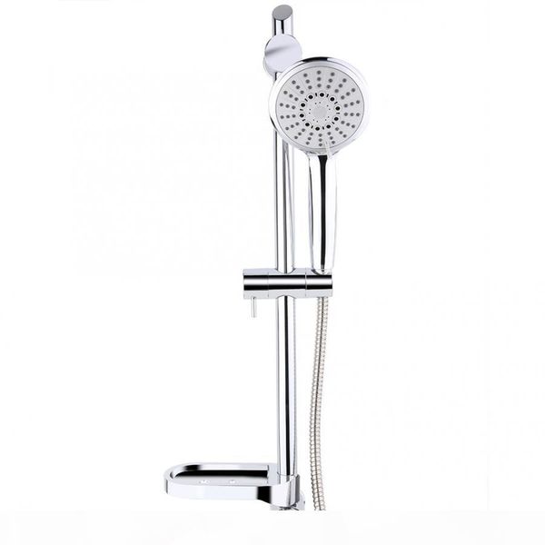 

g1 2'' handheld shower head hose lift w soap case wall mount shower faucet set high pressure showerhead pommeau de douche