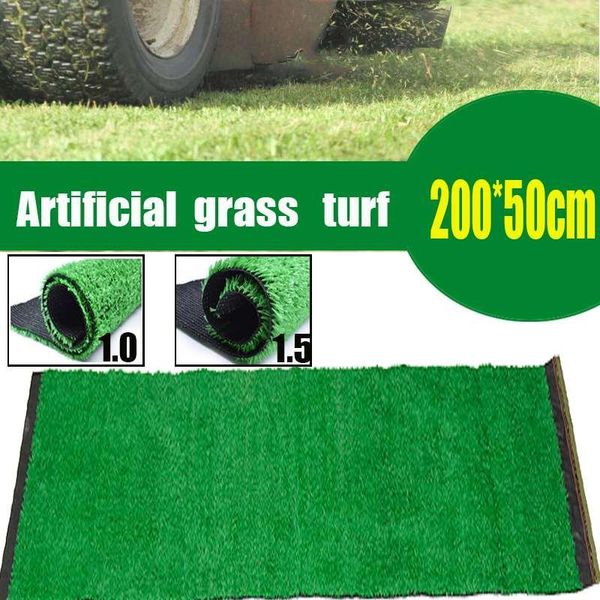 

200x50cm grass mat green artificial lawns turf carpets fake sod garden moss landscape for outdoor home floor wedding decoration
