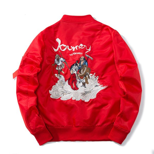 

2021 new autumn embroidered baseball from comics flight hoodie young couples chinese jacket z7g4 tekx, Black;brown