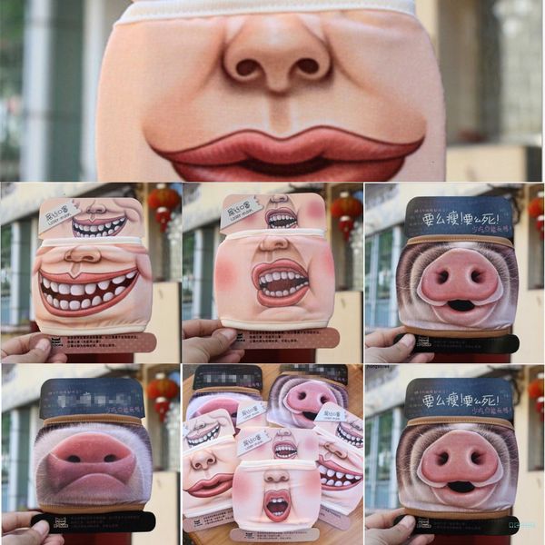 

factory funny mask creative new face printing cotton summer sunproof dustproof cycling big fw7m