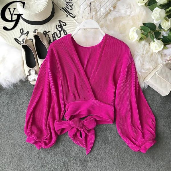 

2021 korean style chiffon shirts women blouse fashion bow bandage ladies plus size mujer elegant solid chemisier femme, White