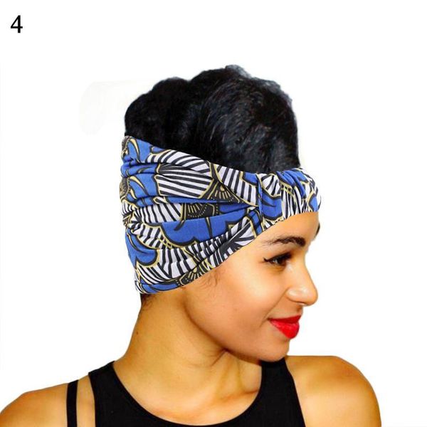 

bohemia cotton stretch hair ribbon girl wide headbands women floral print headpiece turban wide-brimmed bandage hairband q bbybet