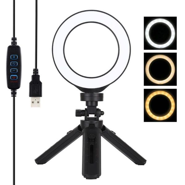 

puluz 11.8 inch p led selfie ring light dimmable camera phone 30cm ring lamp with stand tripod for makeup video live studio